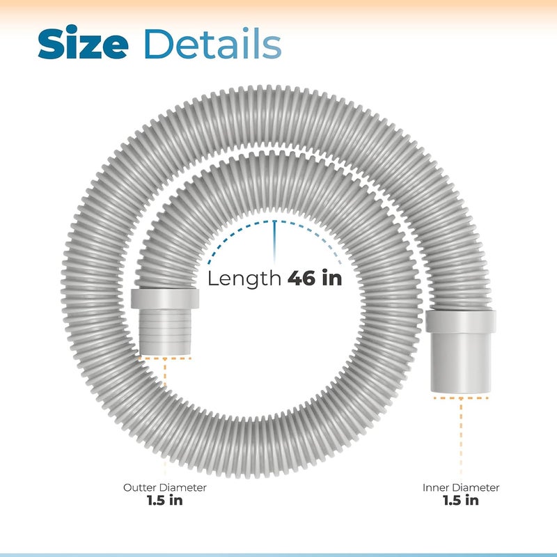 ANTOBLE V532LG Pool Vacuum Leader Hose Pool Cleaner Hose Replacement for Hayward Navigator, Pool Vac Ultra, Aqua Bug, Poolverneugen & More - Image 2